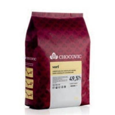 Chocovic Chocolate Couverture Dark 49% Cocoa 