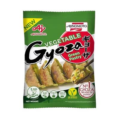 Ajinimoto Vegetable Gyoza with Spinach Pastry 