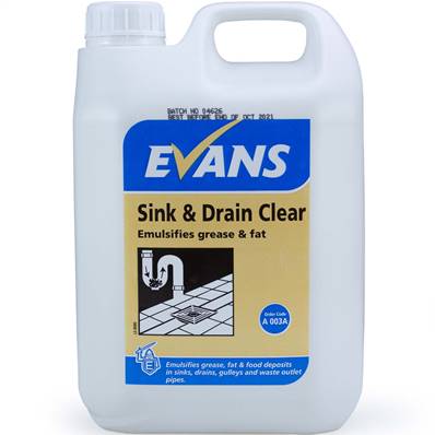 Evans-Vanodine Sink & Drain Clear 