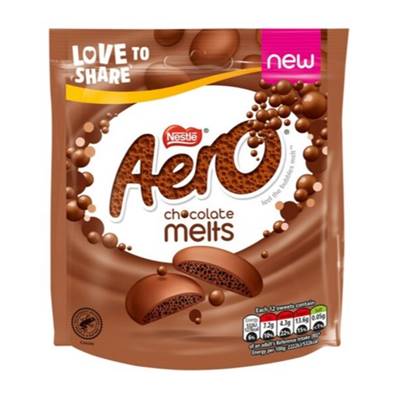 Aero Melts Milk Chocolate Pouch