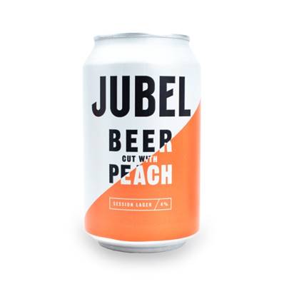 Jubel Peach Lager - Can (4.6%)