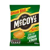 McCoy's Ridge Cut Crisps - Cheese & Onion
