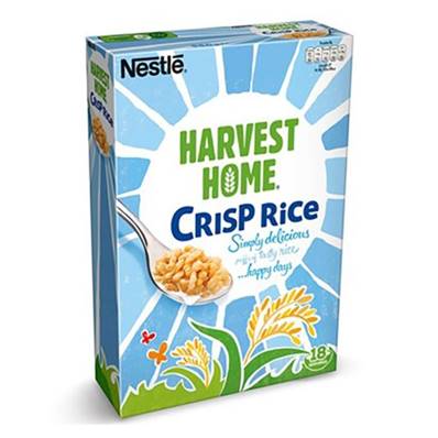 Nestle Harvest Home Crisp Rice Cereal 