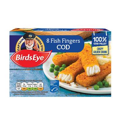 Birdseye Cod Fillet Fish Fingers