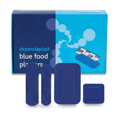 Assorted Blue Plasters - Food Environment
