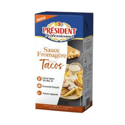 President Sauce Fromagere 18%