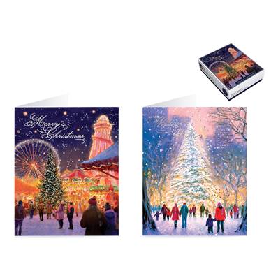 Christmas Cards - Luxury City Scene