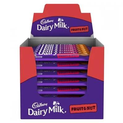 Cadbury Dairy Milk Fruit & Nut Case