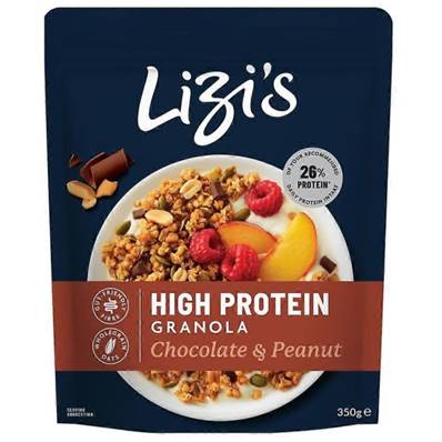 Lizi's High Protein Chocolate and Peanut Granola