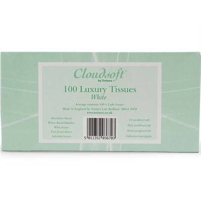 Cloudsoft Luxury Facial Tissues 2 Ply