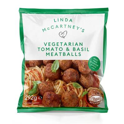 Linda McCartney Vegetarian Tomato & Basil Meatballs