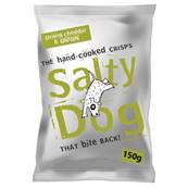 Salty Dog Crisps - Strong Cheddar & Onion -Sharing Bag