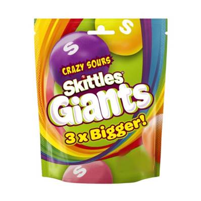 Skittles Giants Chewy Sweets - Sour 