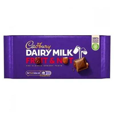 Cadbury Dairy Milk Fruit & Nut - Large Bar