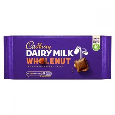 Cadbury Dairy Milk Whole Nut - Large Bar