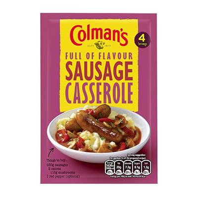 Colman's Traditional Sausage Casserole Mix