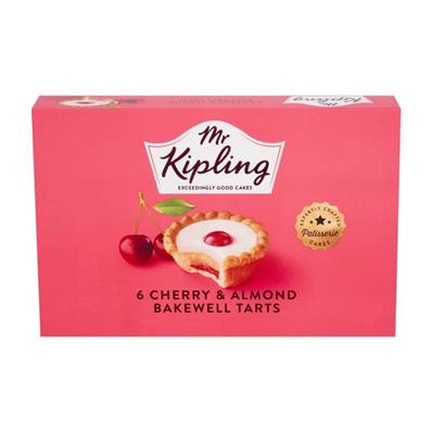 Mr Kipling Cherry Bakewell Tarts