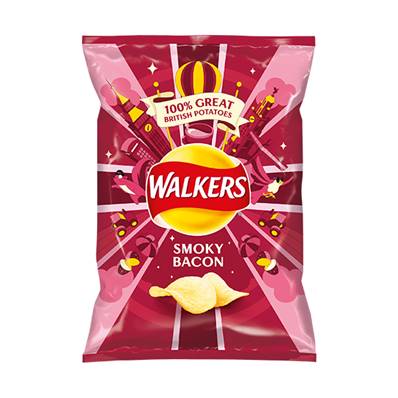 Walkers Smoky Bacon Box