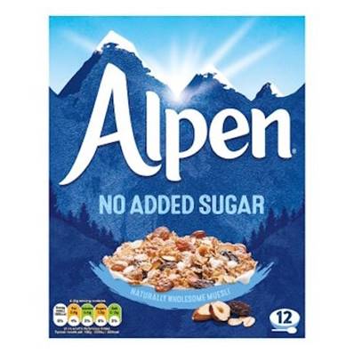 Alpen No Added Sugar Muesli (BBE 20/10/23)
