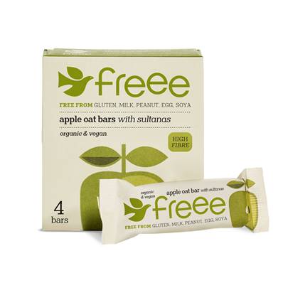 Doves Farm - Gluten-Free, Organic Apple Oat Bar with Sultanas