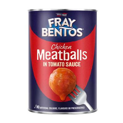 Fray Bentos Chicken Meatballs in Tomato Sauce
