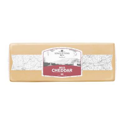 Singletons & Co Mild White Cheddar Cheese 2.5kg