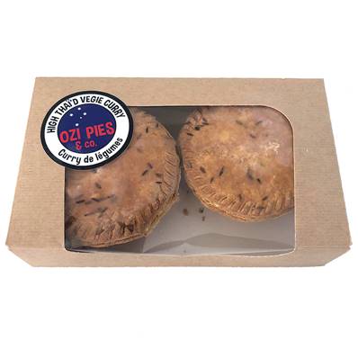Ozi Pies & Co. - High Thai'd Vegetable Curry Pie (BBE 21/12/22) 