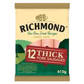 Richmond Irish Recipe Thick Sausages