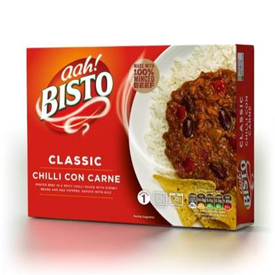 Bisto Chilli Con Carne with Rice Ready Meal