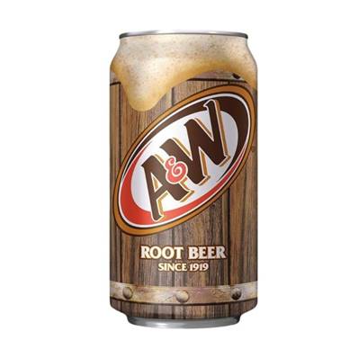 A&W Root Beer Can