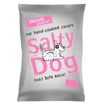 Salty Dog Hand-Cooked Crisps - Prawn Cocktail