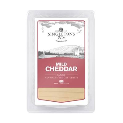 Singletons & Co Mild White Cheddar Slices