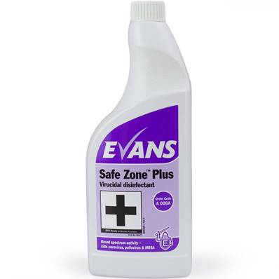 Evans-Vanodine Safe Zone Plus (Virucidal Disinfectant)