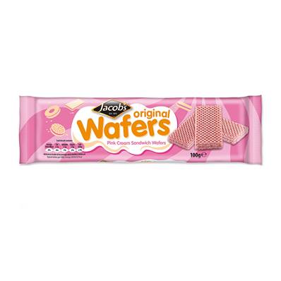 Jacob's Pink Wafers
