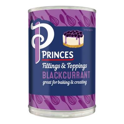 Princes Blackcurrant Pie Filling (BBE 31/07/23)