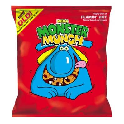 Monster Munch Mega Flamin Hot Box