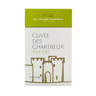 Cuvee Des Chartreux Blanc (13%) 10ltr BIB