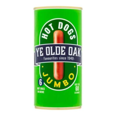 Ye Olde Oak Jumbo Hot Dogs 6's