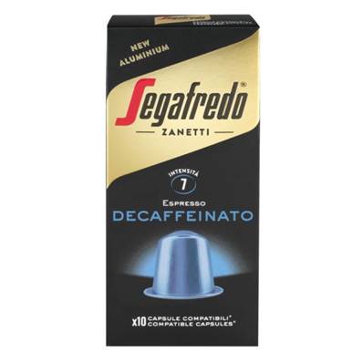 Segafredo Nespresso Coffee Pods 'Decaffeinated' ALU