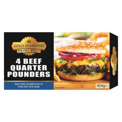 Gold Standard Quarter Pounder Beef Burger 