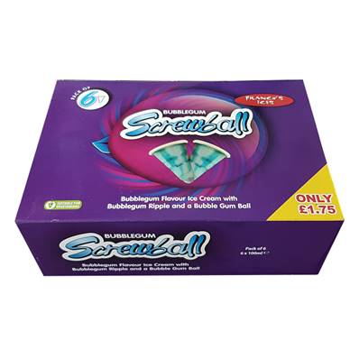 Bubblegum Screwball Ice Cream