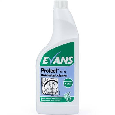 Evans-Vanodine Protect Disinfectant Cleaner - EN1276, EN14476