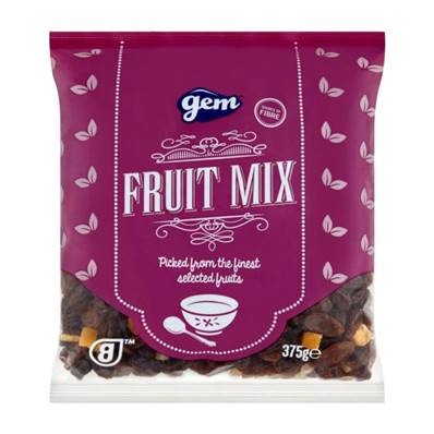 Gem Dried Fruit Mix