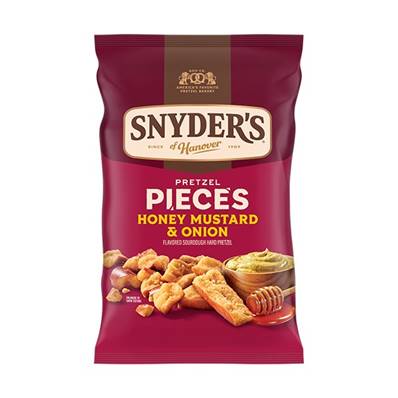 Snyders Pretzel Pieces Honey Mustard and Onion