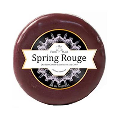 Singletons & Co Spring Rouge (Cheddar with Onion & Chives) Waxed
