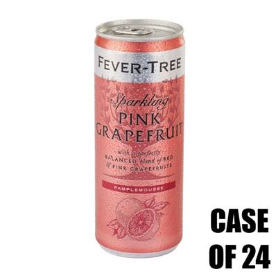 Fever Tree Pink Grapefruit Soda - Canette CASE (BBE 31/07/25)
