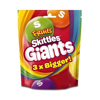 Skittles Giants Chewy Sweets - Fruity