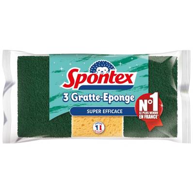 Spontex Yellow & Green Sponges