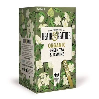 Heath & Heather Organic Tea - Green Tea & Jasmine