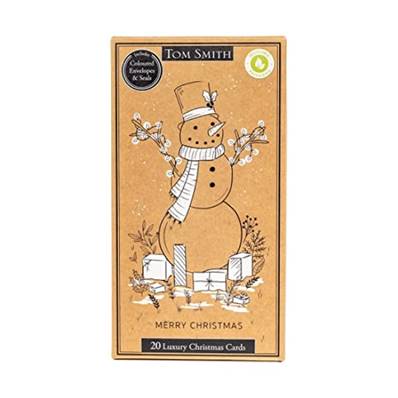 Christmas Cards - Luxury Kraft Snowman